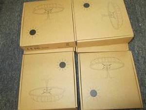 lot of 6 solar water fountain pumps...