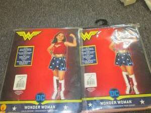 2 wonder women large childs costume...