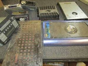 lot of car radios and amps all unte...