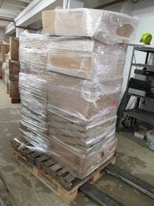 pallet of celing tiles and surface ...