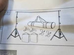 photography background stand ...