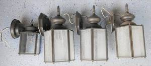 lot 10 image: Four Outdoor House Lights