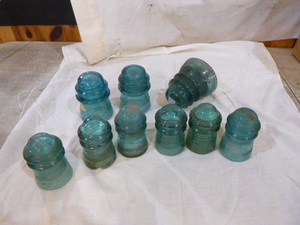 Vintage Blue Insulators