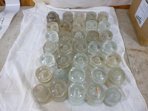 Vintage Clear Insulators