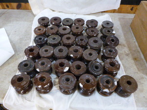 Vintage Brown Insulators