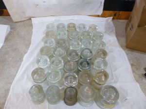 Vintage Clear Insulators