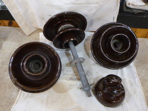 Vintage Brown Insulators