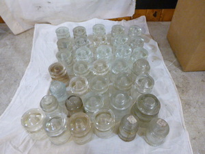 Vintage Clear Insulators