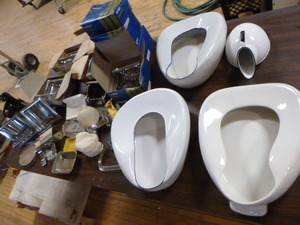 Vintage Bed Pans and Other Bathroom Accessories