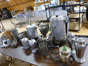 Lot of Coffee MakersPots