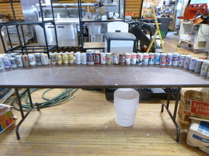 Lot of Beer Cans
