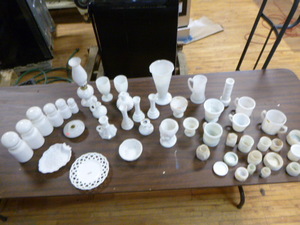 White Glass Collection