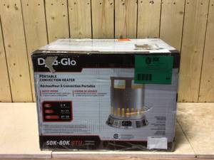lot 44 image: Dyna-Glo 50K-80K BTU Convection Propane Tower Portable Heater