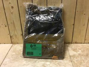 lot 97 image: DEWALT Mens 36 in. W x 33 in. L Tan PolyesterCottonElastane Stretch WorkPant with Knee Pad