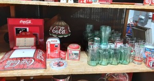 lot 4 image: Coca Cola Cups, Lamps & Other Collectibles