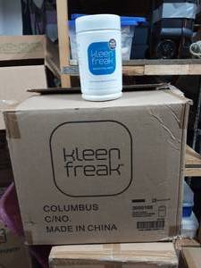 lot 25 image: Kleen Freak Disinfecting Wipes (Case Of 24)
