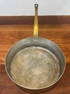 lot 10 image: Beautiful Ruffoni Copper Saucepan and Copper Colander 