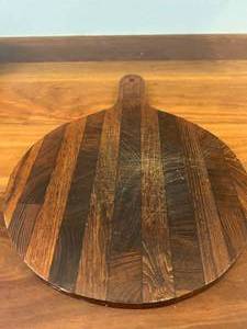lot 11 image: 2 Vintage Wood Cutting Boards & Wood Bowl