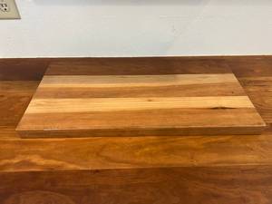 lot 33 image: Two Large Cutting Boards -Hickory or Cherry