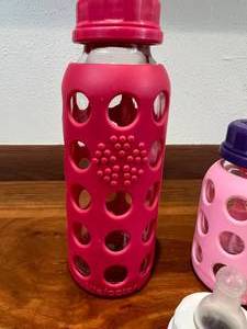lot 36 image: LifeFactory Baby Bottle Set