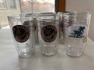 lot 101 image: Tervis Tumblers Cape Harbor Yacht Community Glasses - Guaranteed For Life - Any Cracks In Them Just Send Them Back & They Will Replace Them