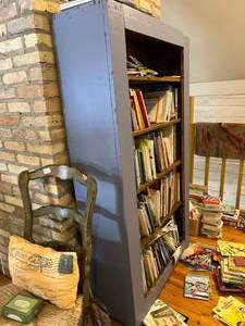 lot 136 image: Antique Bookshelf (Books not included)