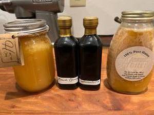 lot 155 image: Yummy Homemade Honey and Flavorings