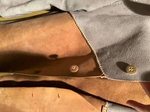 lot 167 image: RETRO COOL COWBOY VINTAGE HIDE JACKET - SIZE LARGE
