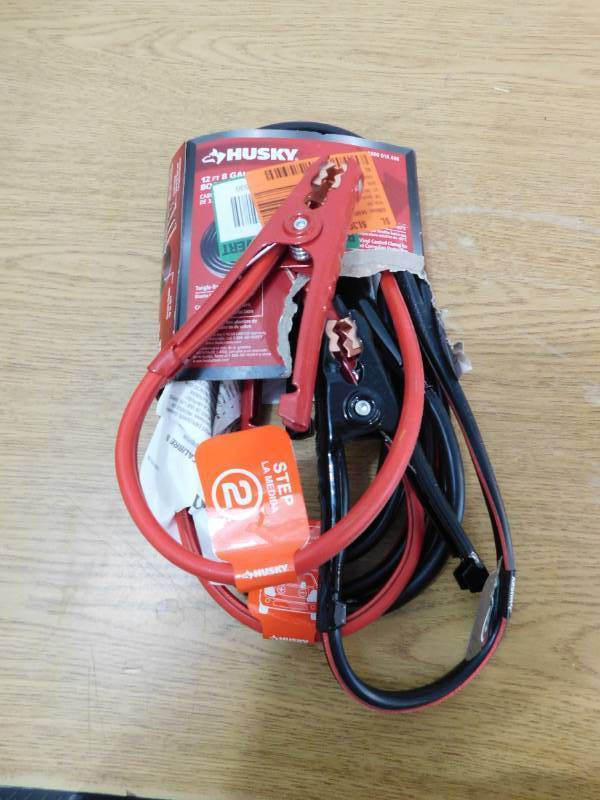 lot 70 image: 8-Gauge 12 ft. UL Booster Cable