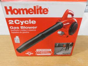 lot 77 image: Homelite 150 MPH 400 CFM 2-Cycle Handheld Gas Leaf Blower