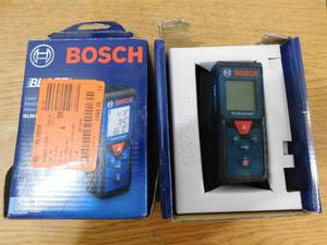 lot 172 image: Bosch BLAZE 165 ft. Laser Distance Tape Measuring Tool with Area and Volume