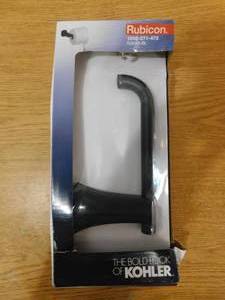 lot 159 image: KOHLER Rubicon Dual Mount Toilet Paper Holder in Matte Black