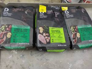 3 Bags Pure Balance Dog Food...
