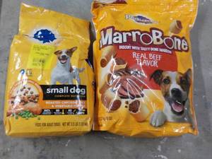 2 Bags Pedigree Dog Food and Biscui...
