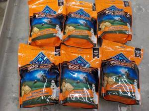 6 bags Blue Boo Bars Dog Biscuits...