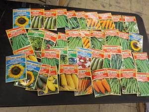 40 Packet Vegetable and Flower Seed...