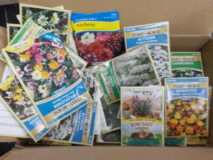 50 Flower and Herb Seed Packets...