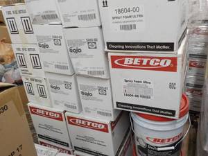 Pallet of Betco Products and GOJO H...