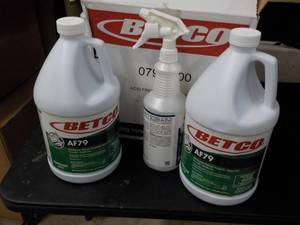 2 Gallon Jugs Betco AF79 Acid Free ...