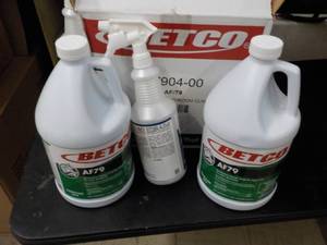 2 Gallon Jugs Betco AF79 Acid Free ...