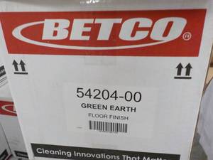 Case of Betco Floor Finish...