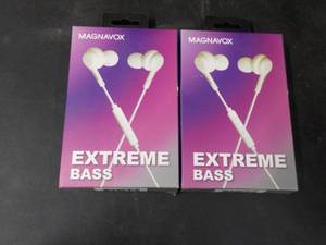 2 Magnavox Extreme Bass Ear Buds wi...