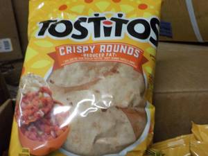Case of Tostitos Crispy Rounds...