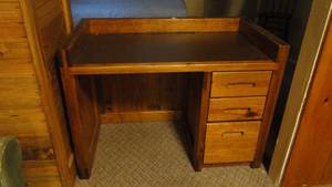 lot 203 image: Wooden Desk