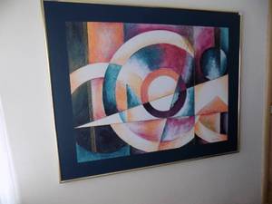 lot 78 image: Framed Canvas