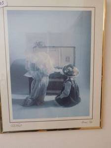 lot 103 image: Framed Picture (Dress Up)