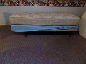 lot 148 image: Twin Bed Frame Free Mattress