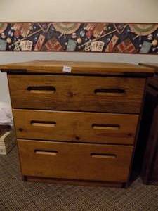 lot 172 image: Wooden Dresser