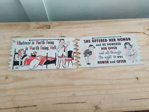 lot 231 image: Two Vintage Signs