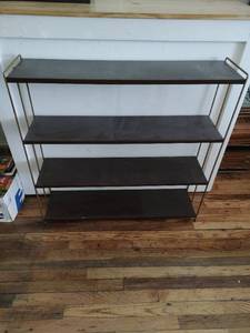 lot 131 image: Vintage Metal Shelf
